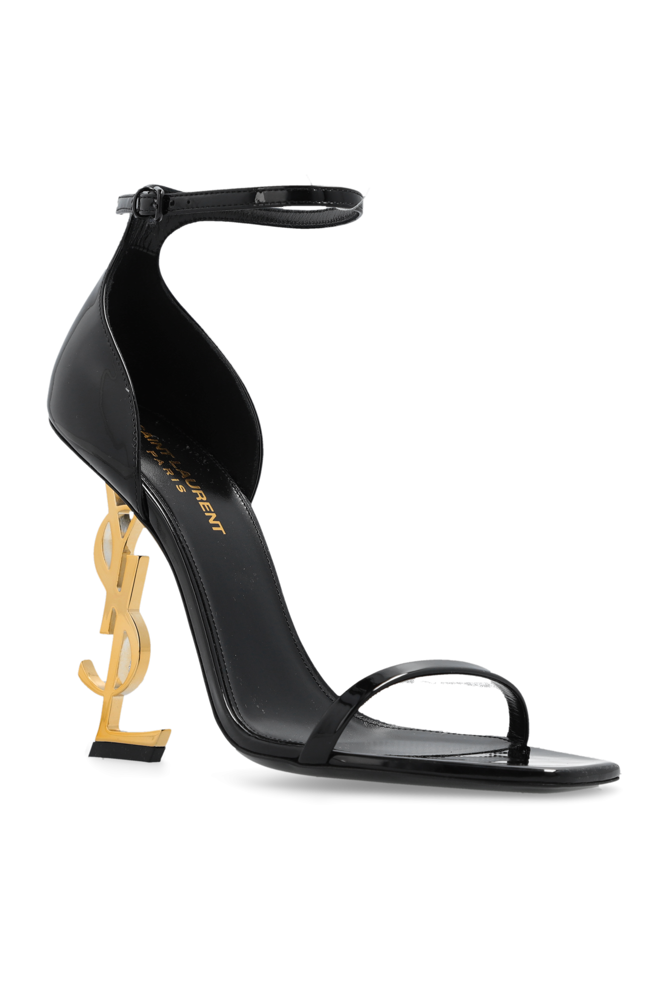 Black 'Opyum' heeled sandals Saint Laurent - saint laurent